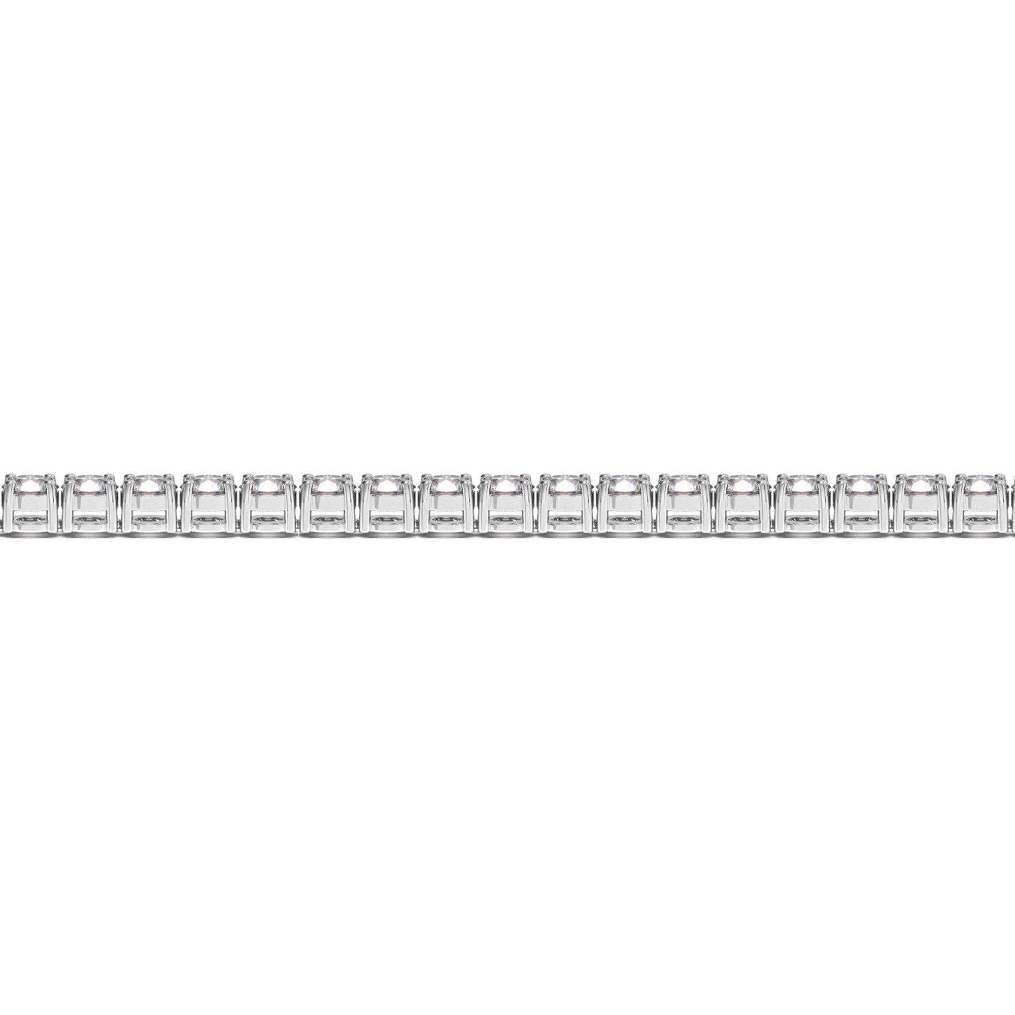 Lab Grown Round Diamond Tennis Bracelet in 14k White Gold (7 cctw F/G  VS2/SI1)