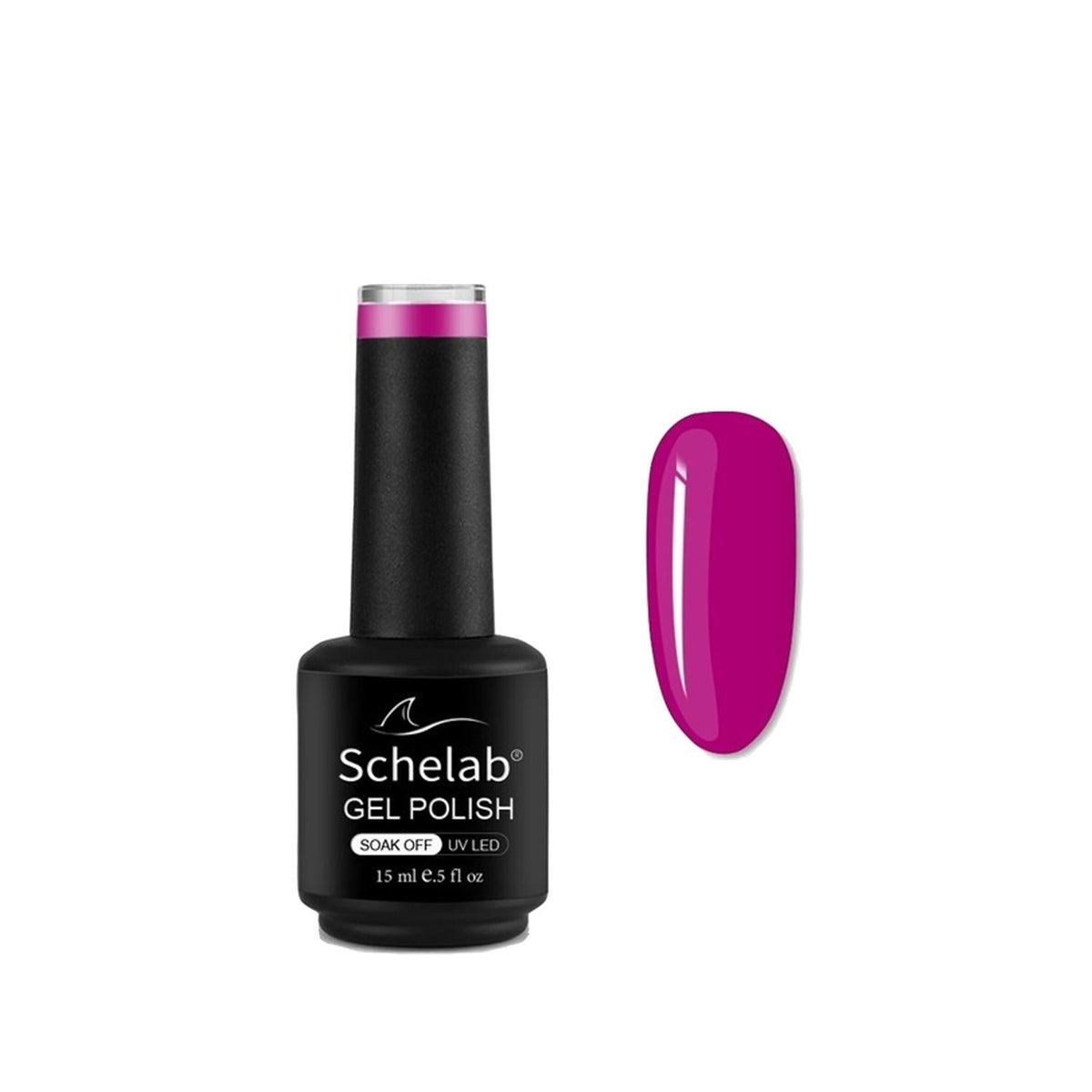 Schelab 3-Step Long-Lasting Nail Polish - Permanent Gel Nail Polish 15ml - At-Home Nail Care Solution