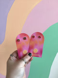 Tiny Fruit Enamel Earrings