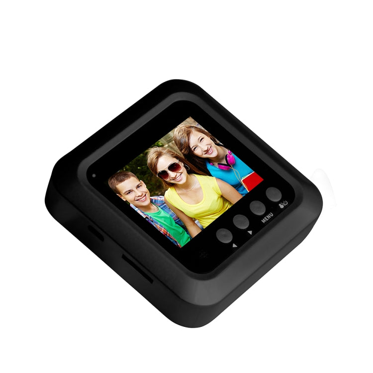 W5 2.4 inch Screen 2.0MP Security Camera No Disturb Peephole Viewer Doorbell, Support TF Card / Night Vision / Video Recording(Black)