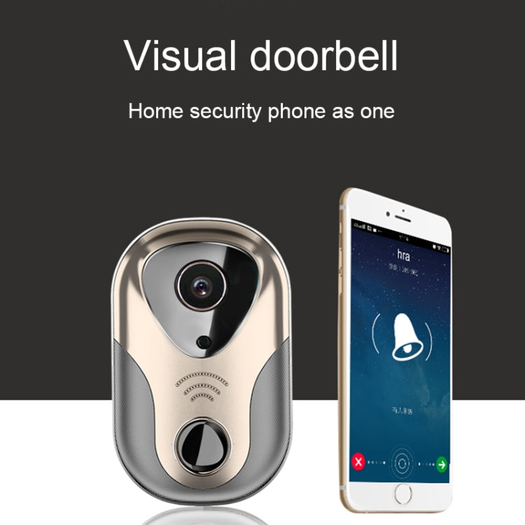 163Eye L1-NJ Smart Visual WIFI 1.3MP Network HD Intercom Doorbell , Support Micro SD Card  & Night Vision(Rose Gold)