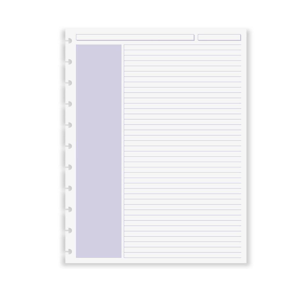 Circa Shaded Annotation Ruled Discbound Refill (100 sheets)