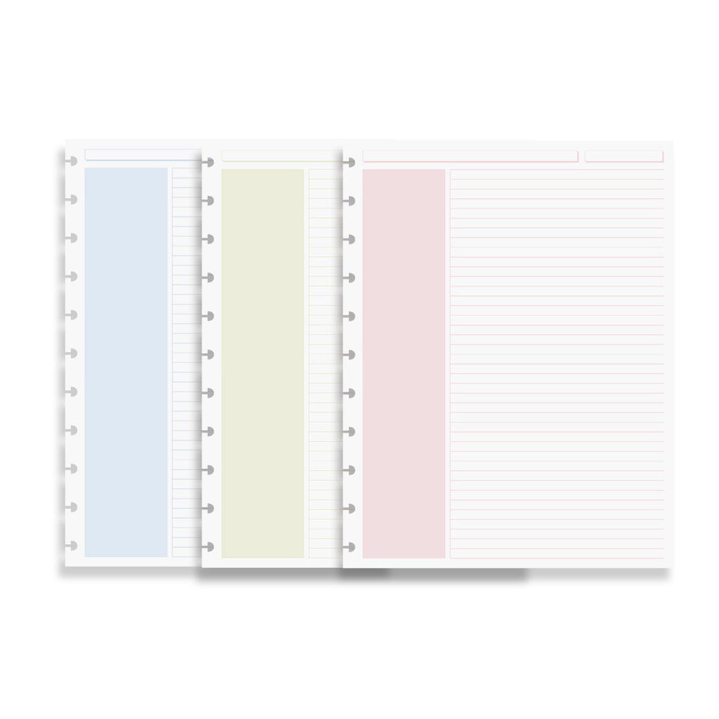Circa Shaded Annotation Ruled Discbound Refill (100 sheets)