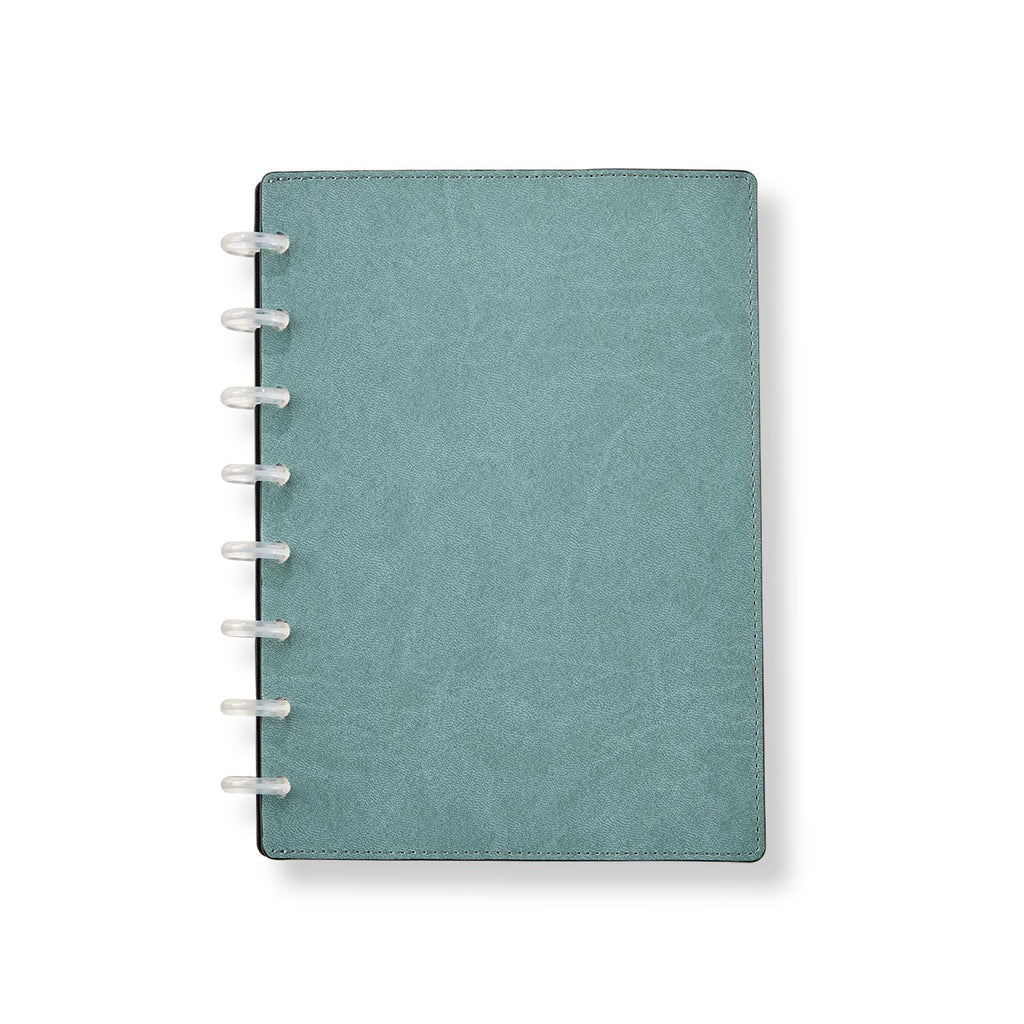 Circa Smooth Sliver Discbound Notebook with Pockets