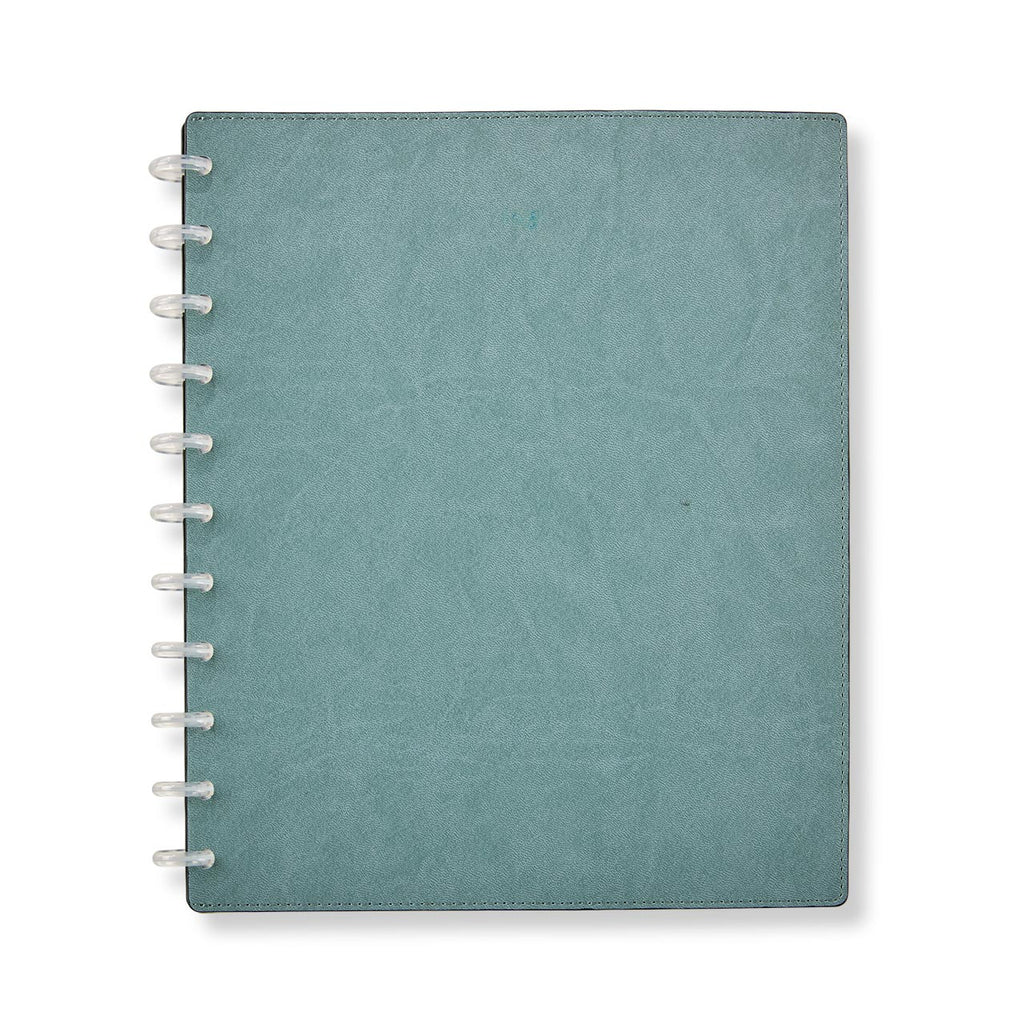 Circa Smooth Sliver Discbound Notebook with Pockets