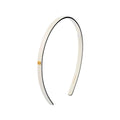 Balmain Cellulose Acetate Slim White Headband Hair Accessory