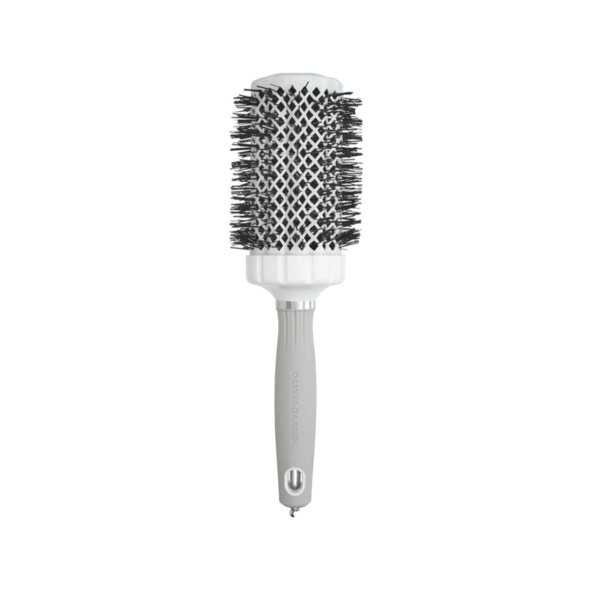 Olivia Garden Expert Blowout Grip Wavy Bristles Hair Brush - Professional Detangling & Styling Tool for Wavy/Curly Hair