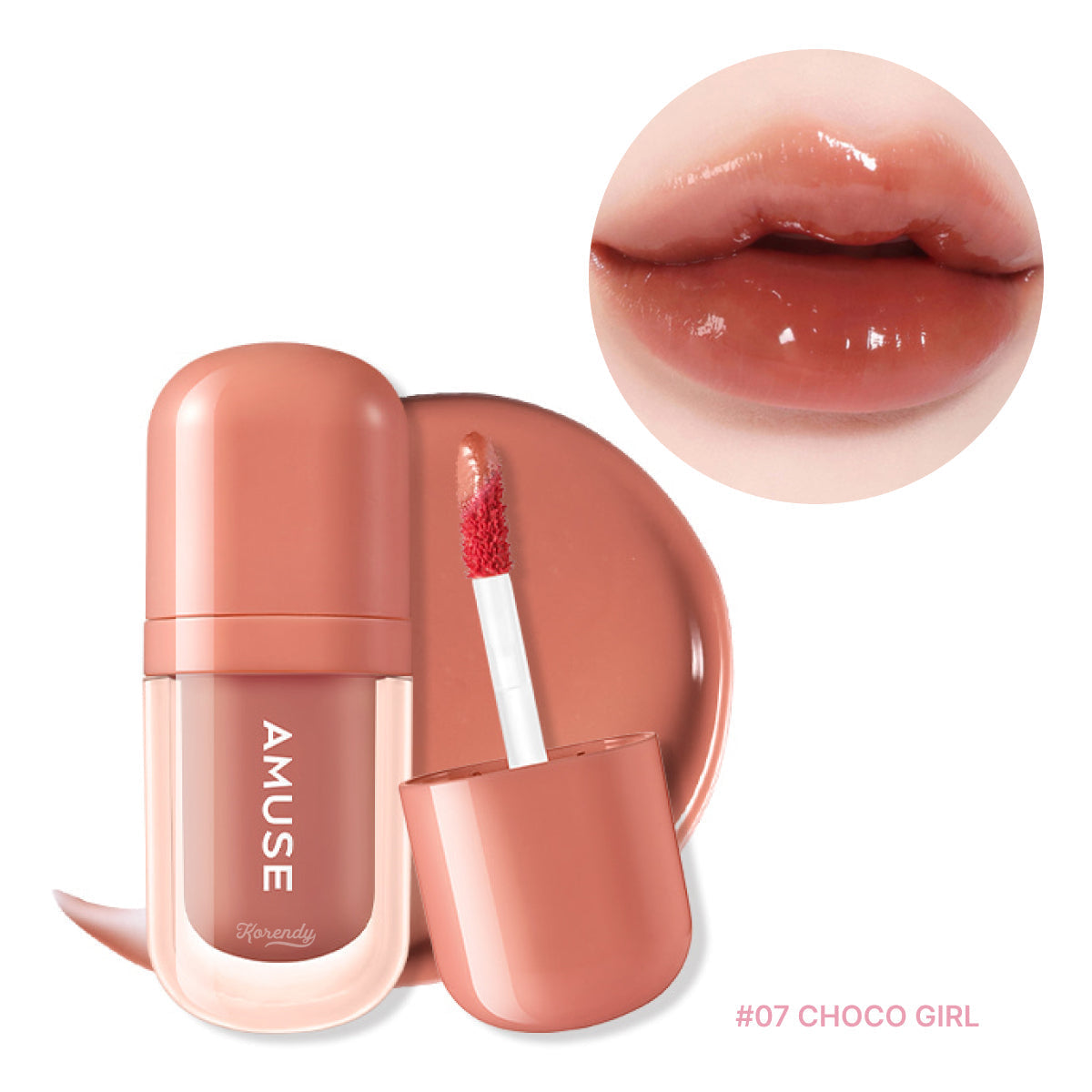 Amuse Bebe Tint Plumping and Nourishing Lip Oil 3.8g 07 Choco Girl