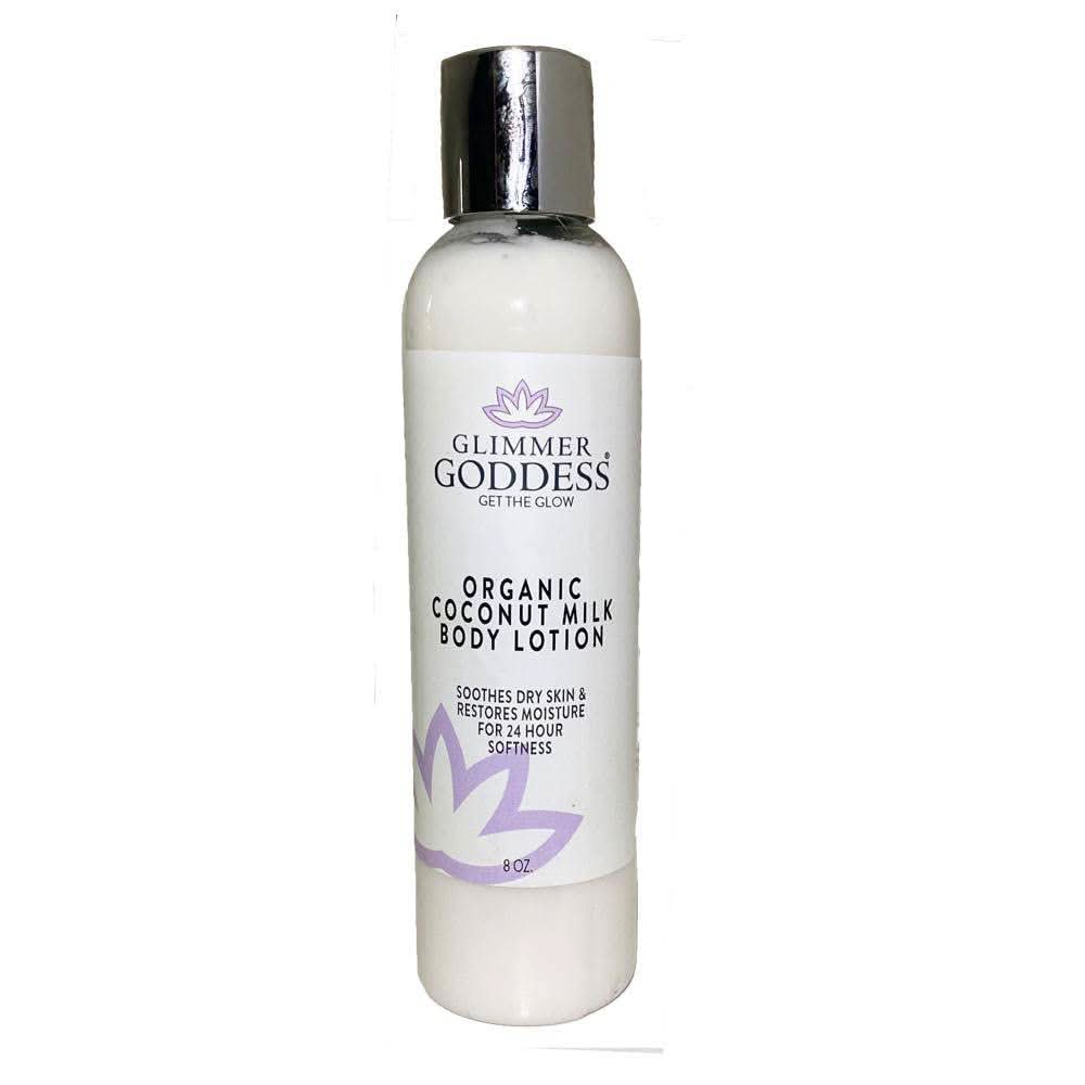 Glimmer Goddess Organic Coconut Milk Body Lotion 8oz
