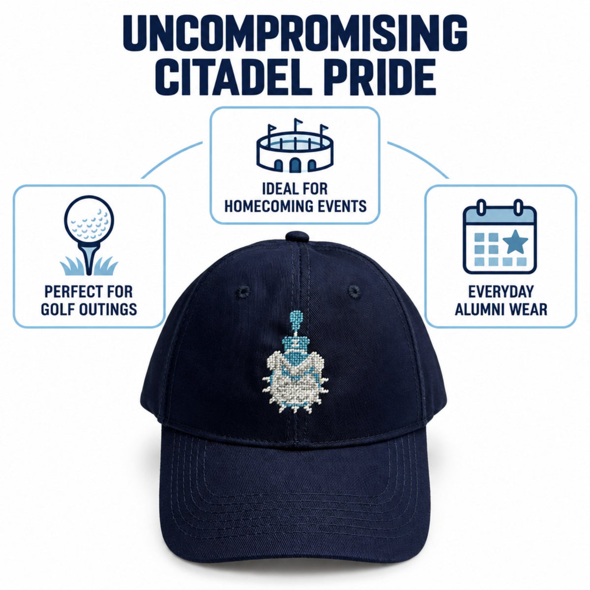Citadel Spike Twill Embroidered Brim Hat Cap