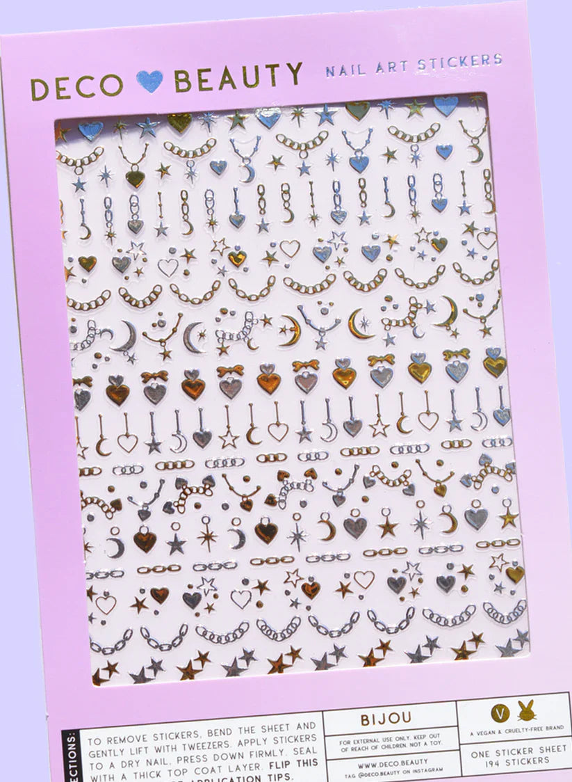 "Bijou" Deco Beauty Nail Art Stickers