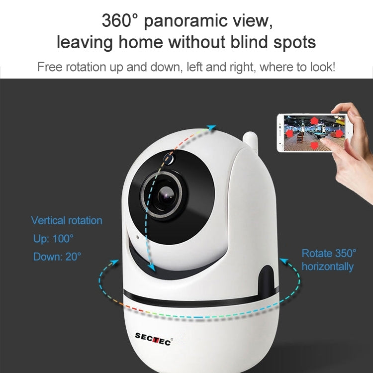 SECTEC IL-HIP291-2M-AI Intelligent Tracking Monitor Mobile Phone Remote Wireless Network Wifi Camera Cloud Storage Intelligent Shaking Head Network Camera