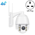 QX2 4G (US Version) 1080P HD 360 Degrees Panoramic Day and Night Full-color IP66 Waterproof Smart Camera, Support Motion Detection / Two-way Voice / TF Card, UK Plug