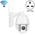 QX2 1080P HD 360 Degrees Panoramic WiFi Day and Night Full-color IP66 Waterproof Smart Camera, Support Motion Detection / Two-way Voice / TF Card, UK Plug