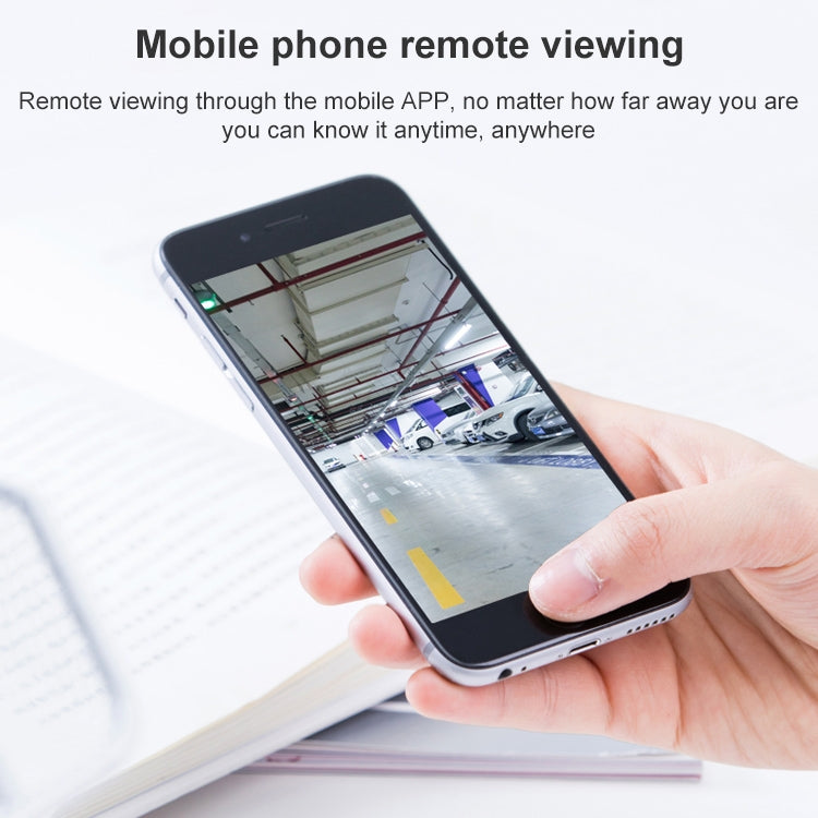 QX2 1080P HD 360 Degrees Panoramic WiFi Day and Night Full-color IP66 Waterproof Smart Camera, Support Motion Detection / Two-way Voice / TF Card, UK Plug