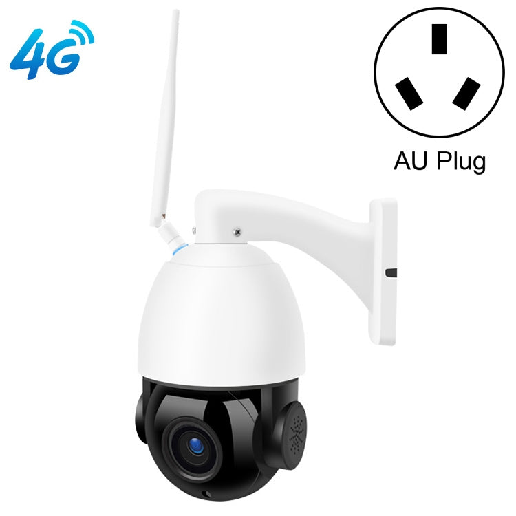 QX5 4G (US Version) 2.0 Million Pixels 1080P HD 20X Zoom Dome Smart Camera, Support Infrared Night Vision / Motion Detection / Voice Intercom / TF Card, AU Plug