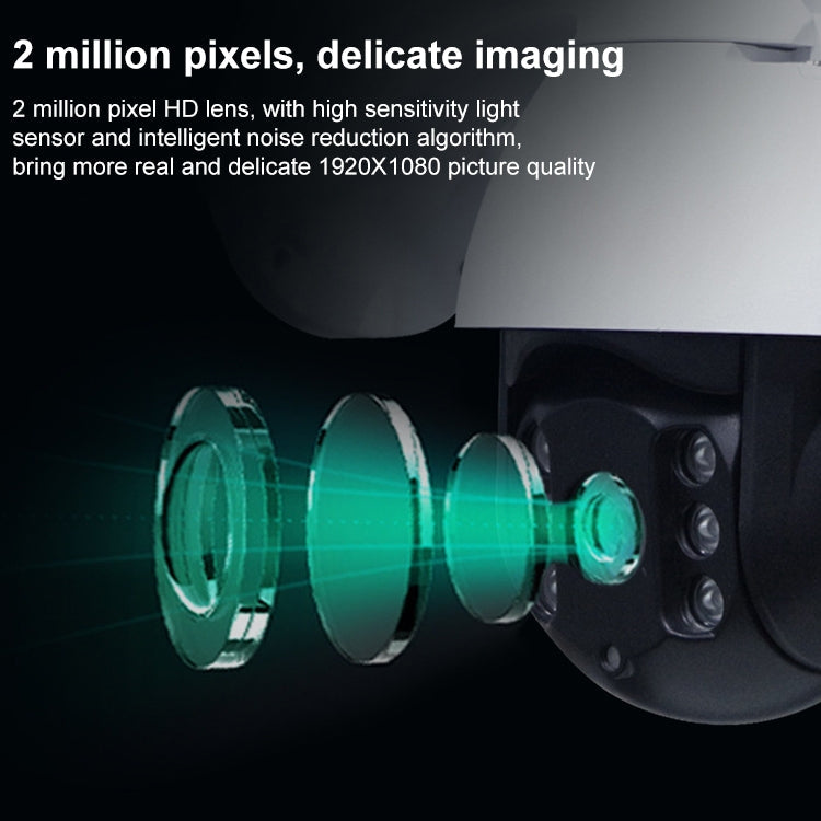 QX9 1080P IP65 Waterproof WiFi Smart Camera, Support Motion Detection / TF Card / Two-way Voice, EU Plug