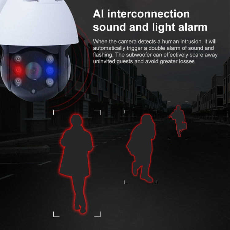 QX9 1080P IP65 Waterproof WiFi Smart Camera, Support Motion Detection / TF Card / Two-way Voice, AU Plug