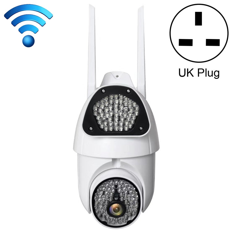 QX37 1080P WiFi High-definition Surveillance Camera Outdoor Dome Camera, Support Night Vision & Two-way Voice & Motion Detection(UK Plug)