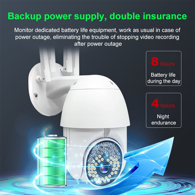 QX38 1080P WiFi High-definition Surveillance Camera Outdoor Dome Camera, Support Night Vision & Two-way Voice & Motion Detection(US Plug)