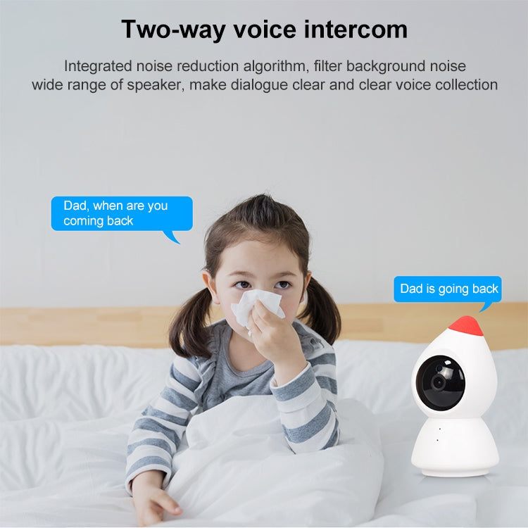 YT43 2 Million Pixels HD Wireless Indoor Home Little Red Riding Hood Camera, Support Motion Detection & Infrared Night Vision & Micro SD Card(UK Plug)