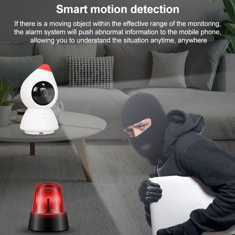 YT43 2 Million Pixels HD Wireless Indoor Home Little Red Riding Hood Camera, Support Motion Detection & Infrared Night Vision & Micro SD Card(US Plug)