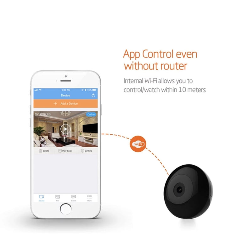 CAMSOY C2 Intelligent Bluetooth Monitor HD Night Vision WIFI Remote Monitor Camera