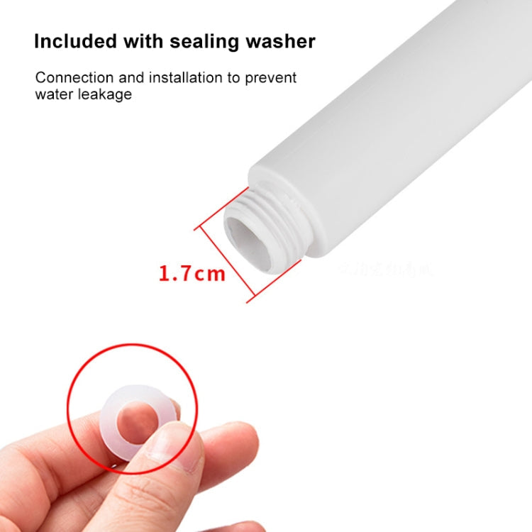 Pet Shower Nozzle Massage Shower, with Hose Universal Joint (Grey)