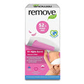 Remove Care: Gentle Hair Removal Wax Strips - 52 Maxi Set for Sensitive Skin | Easy, Long-Lasting Smoothness for Body, Face, Bikini & Underarms