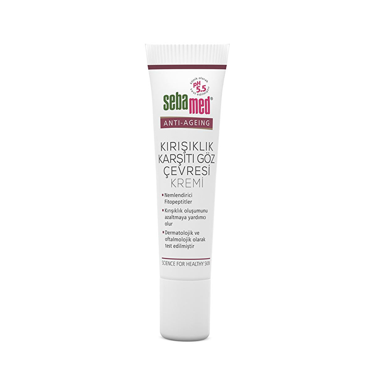 Sebamed Anti-Aging Eye Cream - Wrinkle Filler Göz Kremi with Triple Hyaluronic Complex, 0.51 fl oz