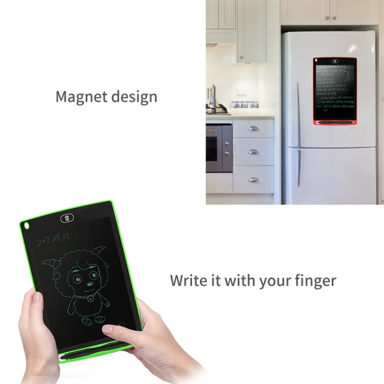 Portable 8.5 inch LCD Writing Tablet Drawing Graffiti Electronic Handwriting Pad Message Graphics Board Draft Paper with Writing Pen(White)