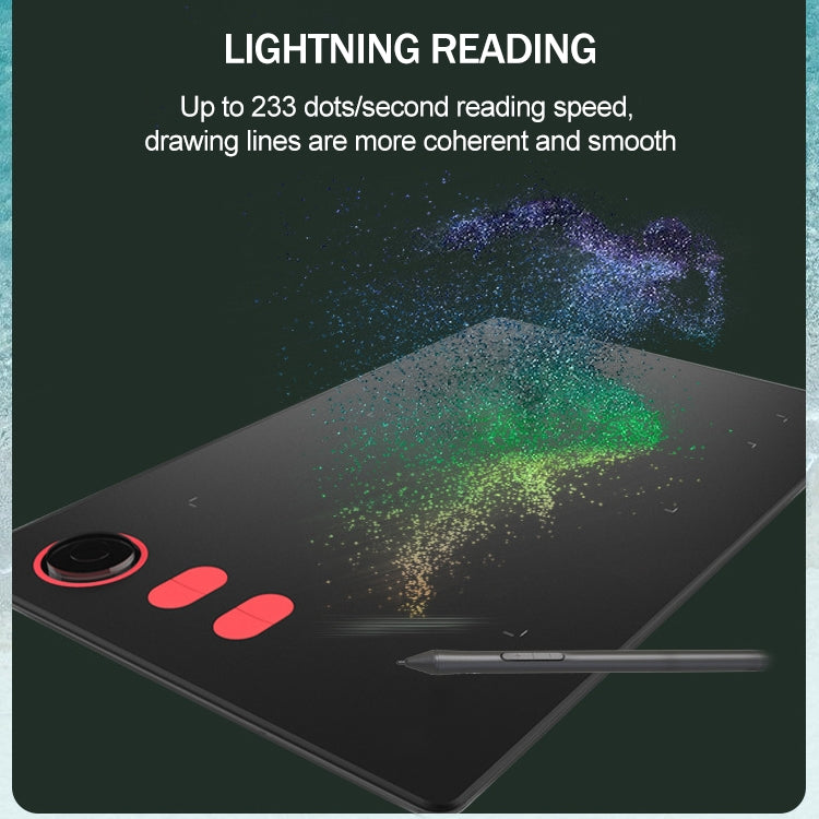 10Moons G20 Digital Tablet Capable of Connecting with Mobile Phone and Tablet Computer with 8192 Passive Pen