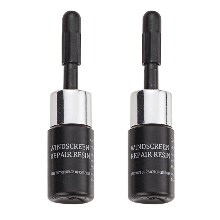 2 in 1 3ml Paintless Dent Removal Car Window Windshield Repair Fluid with Tool (Black)