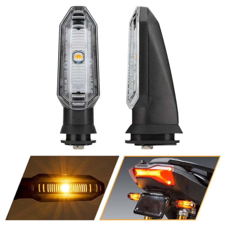 2pcs For Honda RS150 XRE300 CRF300 X-ADV Motorcycles LED Turn Signal Light(Transparent)