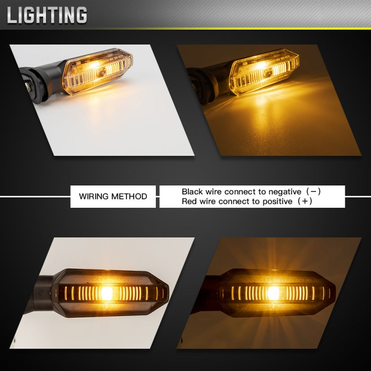 2pcs For Honda RS150 XRE300 CRF300 X-ADV Motorcycles LED Turn Signal Light(Transparent)