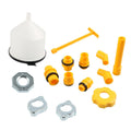 A8956-01 15 in 1 Car / Yacht Coolant Filling Funnel Kit(Silver)
