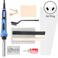 100W Electric Soldering Iron Plastic Welding Machine Car Bumper Repair Plier, AU Plug (Blue)