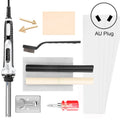 100W Electric Soldering Iron Plastic Welding Machine Car Bumper Repair Plier, AU Plug (White)