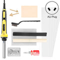 100W Electric Soldering Iron Plastic Welding Machine Car Bumper Repair Plier, AU Plug (Yellow)