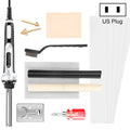 100W Electric Soldering Iron Plastic Welding Machine Car Bumper Repair Plier, US Plug (White)