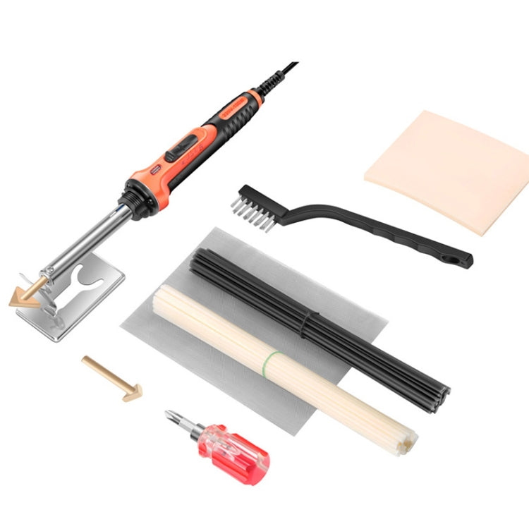 100W Electric Soldering Iron Plastic Welding Machine Car Bumper Repair Plier, UK Plug (Red)