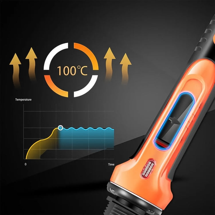 100W Electric Soldering Iron Plastic Welding Machine Car Bumper Repair Plier, UK Plug (Blue)