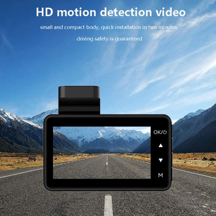 Q3 3 inch Car 1080P HD Single Recording Driving Recorder, Supports Automatic Loop Recording