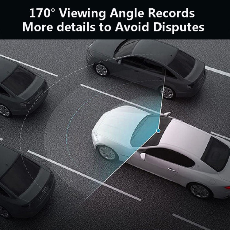 Q3 3 inch Car 1080P HD Single Recording Driving Recorder, Supports Automatic Loop Recording