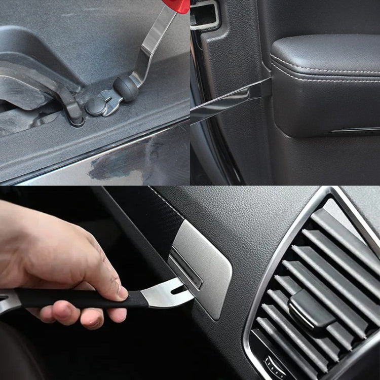 4-5 inch Short Car Door Panel Removal Rubber Buckle Screwdriver (Blue)