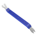 6-8 inch Short Car Door Panel Removal Rubber Buckle Screwdriver (Blue)