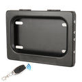 US Motorcycle License Plate Cover Frame Roller Blind License Plate Bracket