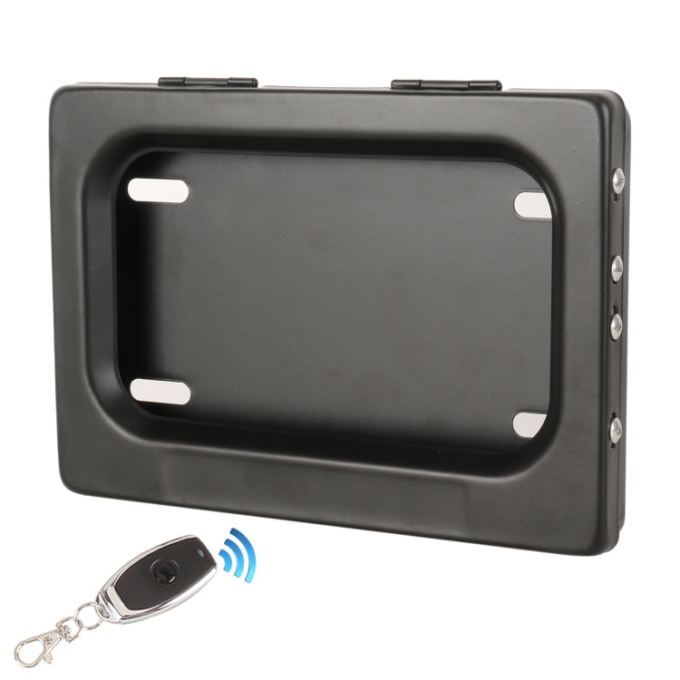 US Motorcycle License Plate Cover Frame Roller Blind License Plate Bracket