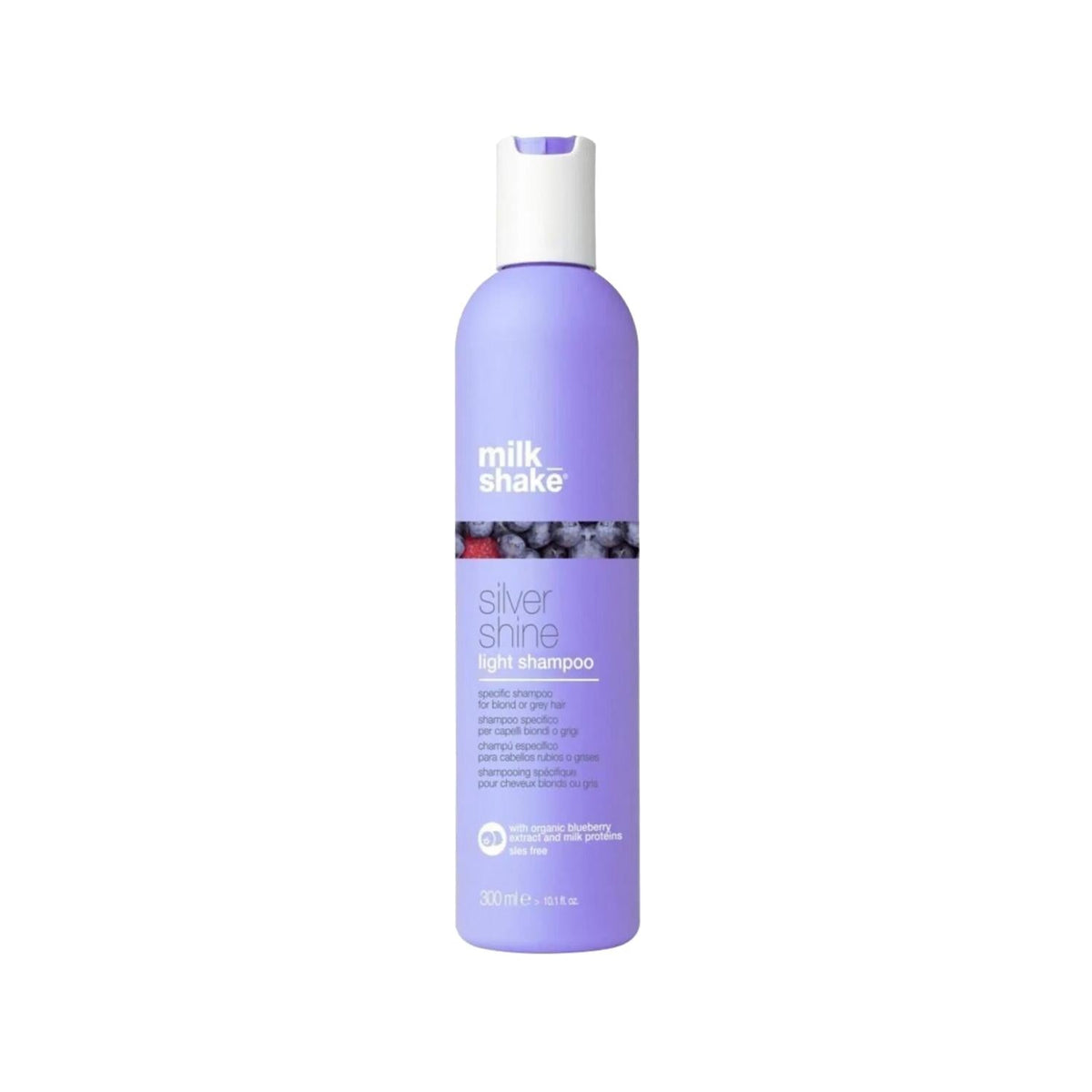 milk_shake Silver Shine Light Shampoo 300 ml - Gentle Hair Care for Shiny Hair
