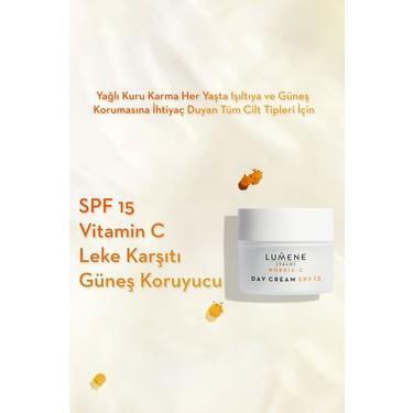 Lumene Vegan Day Cream SPF 15 Vitamin C Brightening & Anti-Spot Moisturizer - Paraben & SLS Free, 1.69 fl oz